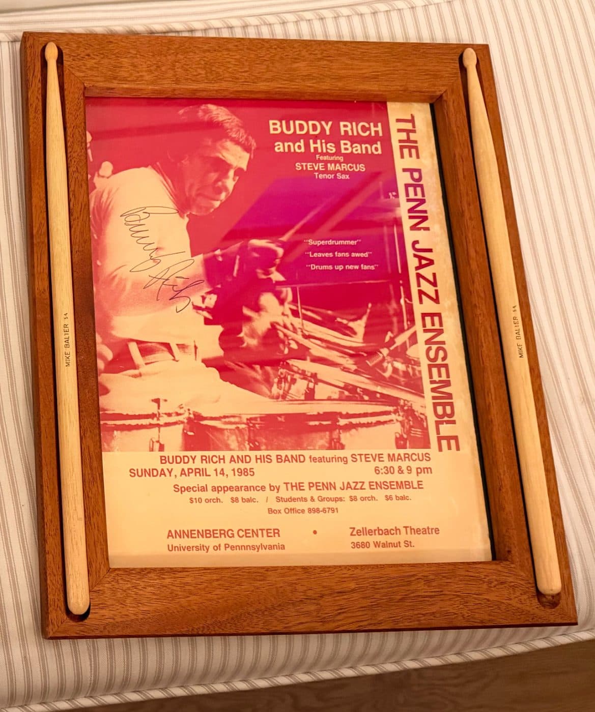 Custom Drumstick Picture Frame